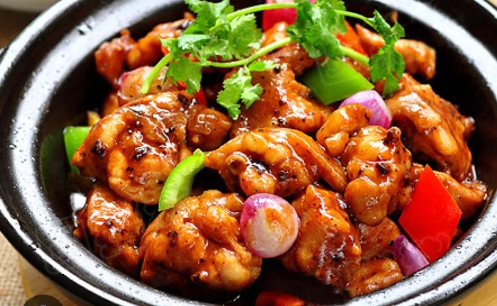 Cocotte Au Poulet À la Sauce Aux Teriyaki